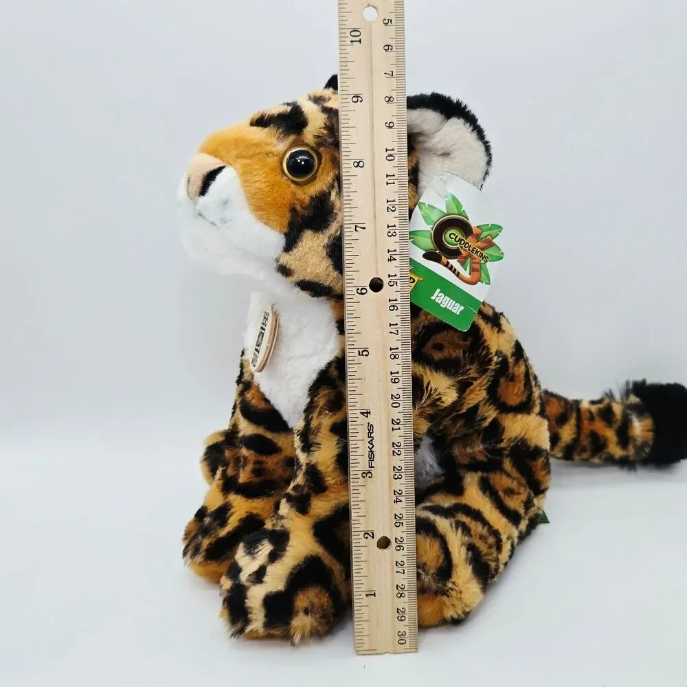 Wild Republic Cuddlekins Jaguar Cub Plush